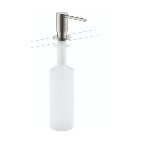 Axor Uno Soap Dispenser In Stainless Steel Optic, 42818801