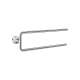 Axor Universal Circular Double Towel Bar, 20" In Chrome, 42822000