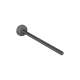Axor Universal Circular Towel Bar, 14" In Brushed Black Chrome, 42826340