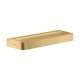 Axor Universal Softsquare Towel Bar 12" In Brushed Gold Optic, 42830250