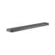 Axor Universal Softsquare Towel Bar 24" In Brushed Black Chrome, 42832340