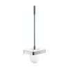 Axor Universal Softsquare Toilet Brush With Holder Wall-Mounted In Chrome, 42835000
