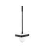Axor Universal Softsquare Toilet Brush With Holder, Wall-Mounted In Matte Black, 42835670
