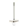 Axor Universal Softsquare Toilet Brush With Holder, Wall-Mounted In Polished Nickel, 42835830