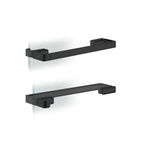 Axor Universal Softsquare Shower Door Handle In Matte Black, 42837670