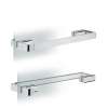 Axor Universal Softsquare Shower Door Handle In Brushed Nickel, 42837820