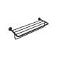 Axor Universal Circular Towel Rack, 24" In Matte Black, 42843670