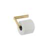 Axor Universal Softsquare Toilet Paper Holder Without Cover In Brushed Gold Optic, 42846250
