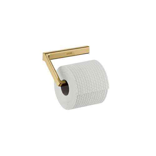 Axor Universal Softsquare Toilet Paper Holder Without Cover In Brushed Gold Optic, 42846250