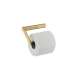 Axor Universal Softsquare Toilet Paper Holder Without Cover In Brushed Gold Optic, 42846250