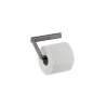 Axor Universal Softsquare Toilet Paper Holder Without Cover In Brushed Black Chrome, 42846340