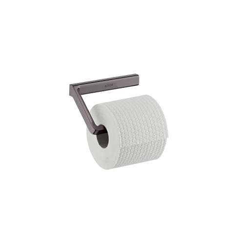 Axor Universal Softsquare Toilet Paper Holder Without Cover In Brushed Black Chrome, 42846340