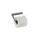 Axor Universal Softsquare Toilet Paper Holder Without Cover In Brushed Black Chrome, 42846340