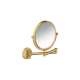 Axor Universal Circular Shaving Mirror In Brushed Gold Optic, 42849250