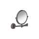 Axor Universal Circular Shaving Mirror In Brushed Black Chrome, 42849340