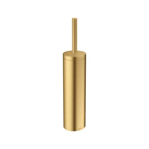 Axor Universal Circular Toilet Brush Holder In Brushed Gold Optic, 42855250