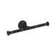 Axor Universal Circular Double Toilet Paper Holder In Matte Black, 42857670