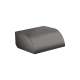 Axor Universal Circular Roll Holder With Cover In Brushed Black Chrome, 42858340