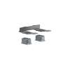 Axor Universal Softsquare Adapter Set In Brushed Black Chrome, 42870340