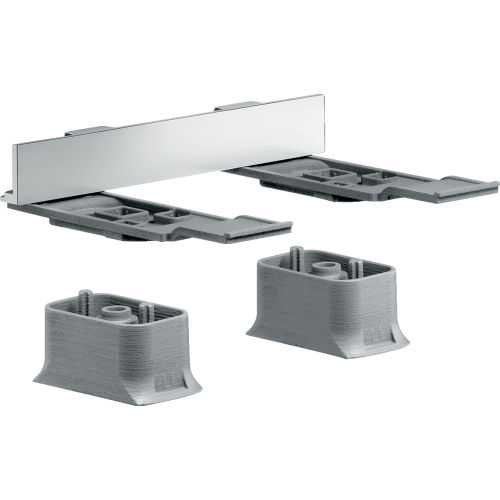 Axor Universal Softsquare Adapter Set In Polished Nickel, 42870830