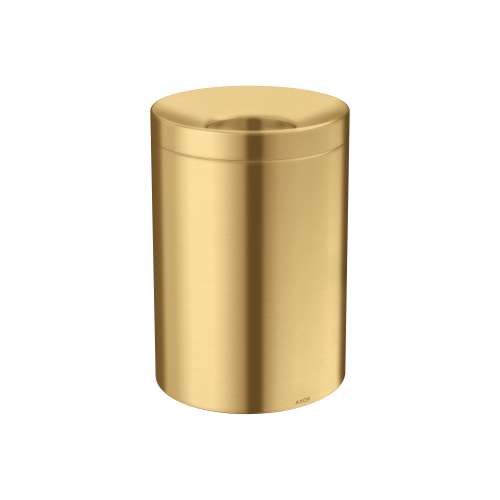Axor Universal Circular Waste Bin In Brushed Gold Optic, 42872250