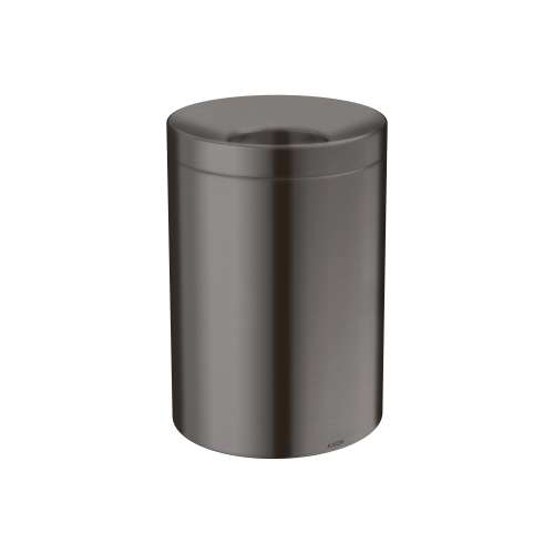 Axor Universal Circular Waste Bin In Brushed Black Chrome, 42872340