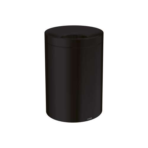 Axor Universal Circular Waste Bin In Matte Black, 42872670