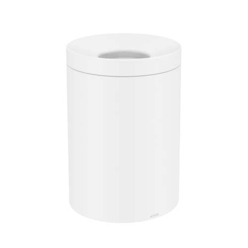 Axor Universal Circular Waste Bin In Matte White, 42872700