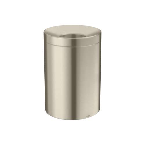Axor Universal Circular Waste Bin In Brushed Nickel, 42872820