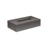 Axor Universal Circular Tissue Box In Brushed Black Chrome, 42873340