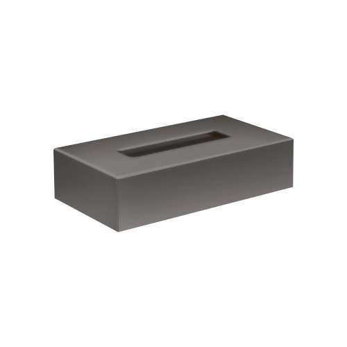 Axor Universal Circular Tissue Box In Brushed Black Chrome, 42873340
