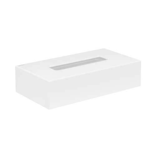 Axor Universal Circular Tissue Box In Matte White, 42873700
