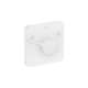 Axor One Showerhead Diverter Trim In Matte White, 45772701