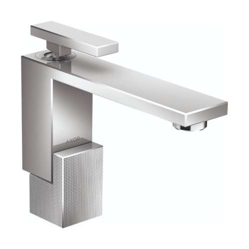 Axor Edge Single-Hole Faucet 130 - Diamond Cut, 1.2 Gpm In Chrome, 46011001