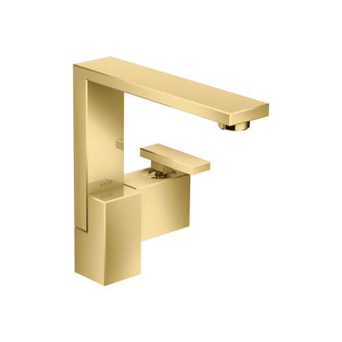 Axor Edge Single-Hole Faucet 190, 1.2 Gpm In Polished Gold Optic, 46020991
