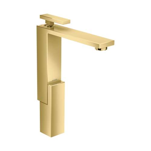 Axor Edge Single-Hole Faucet 280, 1.2 Gpm In Polished Gold Optic, 46030991