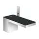 Axor Myedition Single-Hole Faucet 70, 1.2 Gpm In Chrome / Black Glass, 47010601
