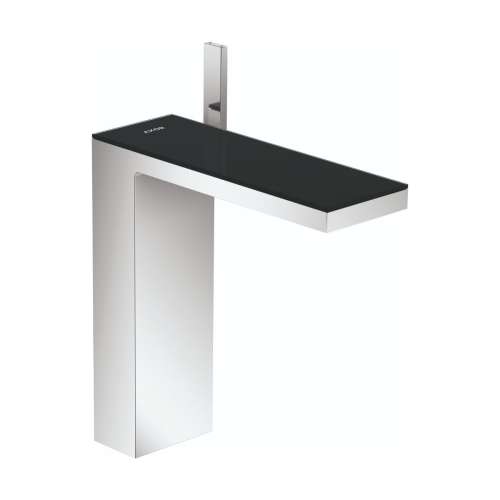 Axor Myedition Single-Hole Faucet 230, 1.2 Gpm In Chrome / Black Glass, 47020601
