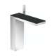 Axor Myedition Single-Hole Faucet 230, 1.2 Gpm In Chrome / Black Glass, 47020601