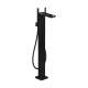 Axor Myedition Freestanding Tub Filler Trim With 1.75 Gpm Handshower Without Plate In Matte Black, 47442671