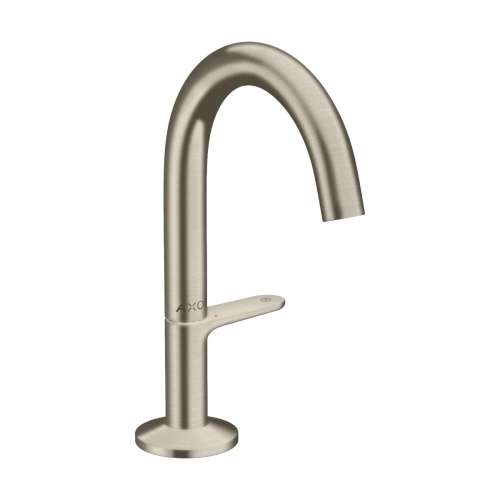 Axor One Single-Hole Faucet Select 140, 1.2 Gpm, Without Pop-Up Drain In Brushed Nickel, 48010821