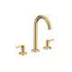 Axor One Widespread Faucet 170, 1.2 Gpm In Brushed Gold Optic, 48050251