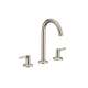 Axor One Widespread Faucet 170, 1.2 Gpm In Brushed Nickel, 48050821