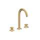 Axor One Widespread Faucet Select 170, 1.2 Gpm In Brushed Gold Optic, 48070251