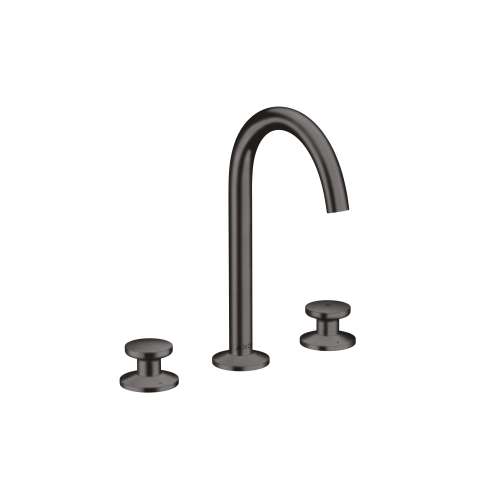 Axor One Widespread Faucet Select 170, 1.2 Gpm In Brushed Black Chrome, 48070341