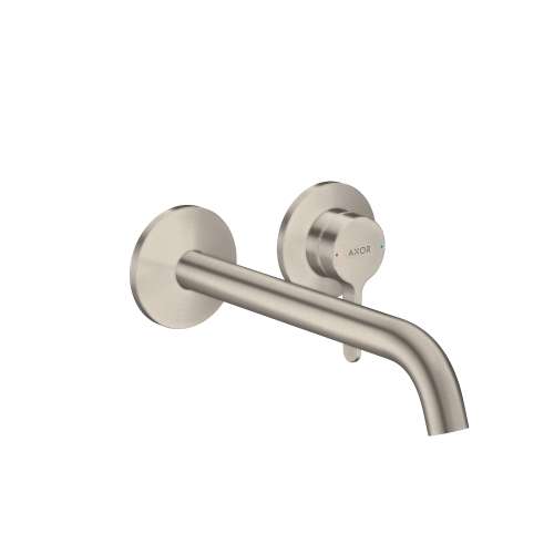 Axor One Wall-Mounted Single-Handle Faucet, 1.2 Gpm In Brushed Nickel, 48120821