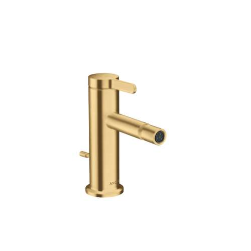 Axor One Single-Hole Bidet Faucet With Lever Handle In Brushed Gold Optic, 48210251