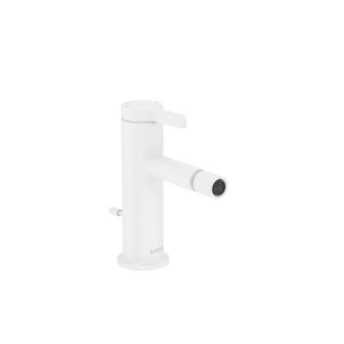 Axor One Single-Hole Bidet Faucet With Lever Handle In Matte White, 48210701