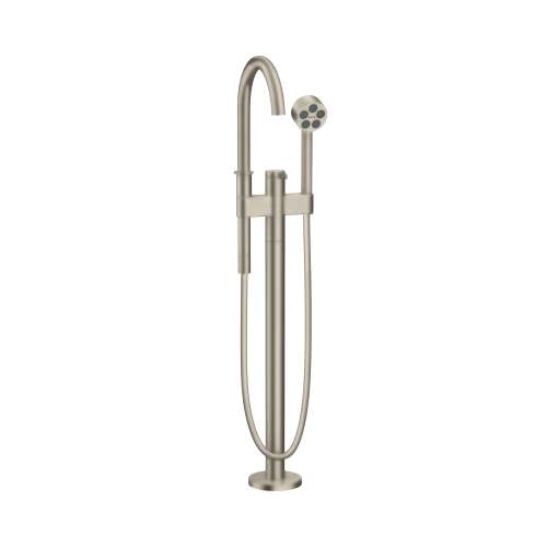Axor One Freestanding Tub Filler Trim With 1.75 Gpm Handshower In Brushed Nickel, 48441821
