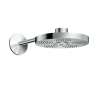 Axor One Showerhead 280 2-Jet With Showerarm Trim, 2.5 Gpm In Chrome, 48481001